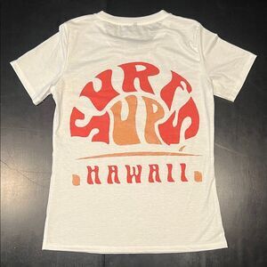 Source Unknown Graphic Tee with Red and Orange Design